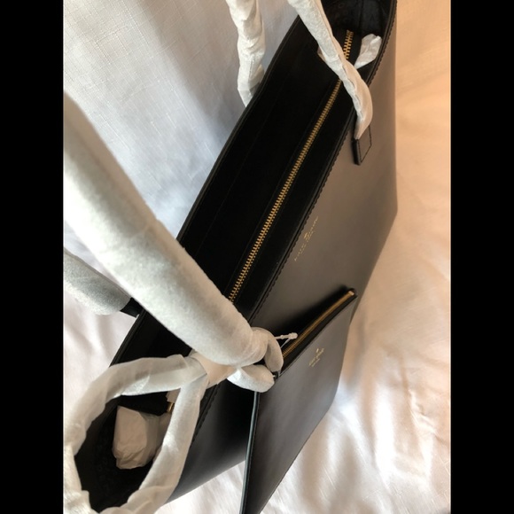 New Kate Spade Bennet Handbag & Wristlet Set-Black - Picture 8 of 8